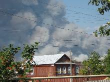 Пожар в Никоново - Воскресенье 25 июля 2010