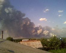 Пожар в Никоново